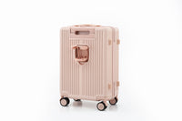 Aluma Solis Carry-On – Sleek Travel Luggage with Laptop Pocket, Phone Stand & 360° Wheels