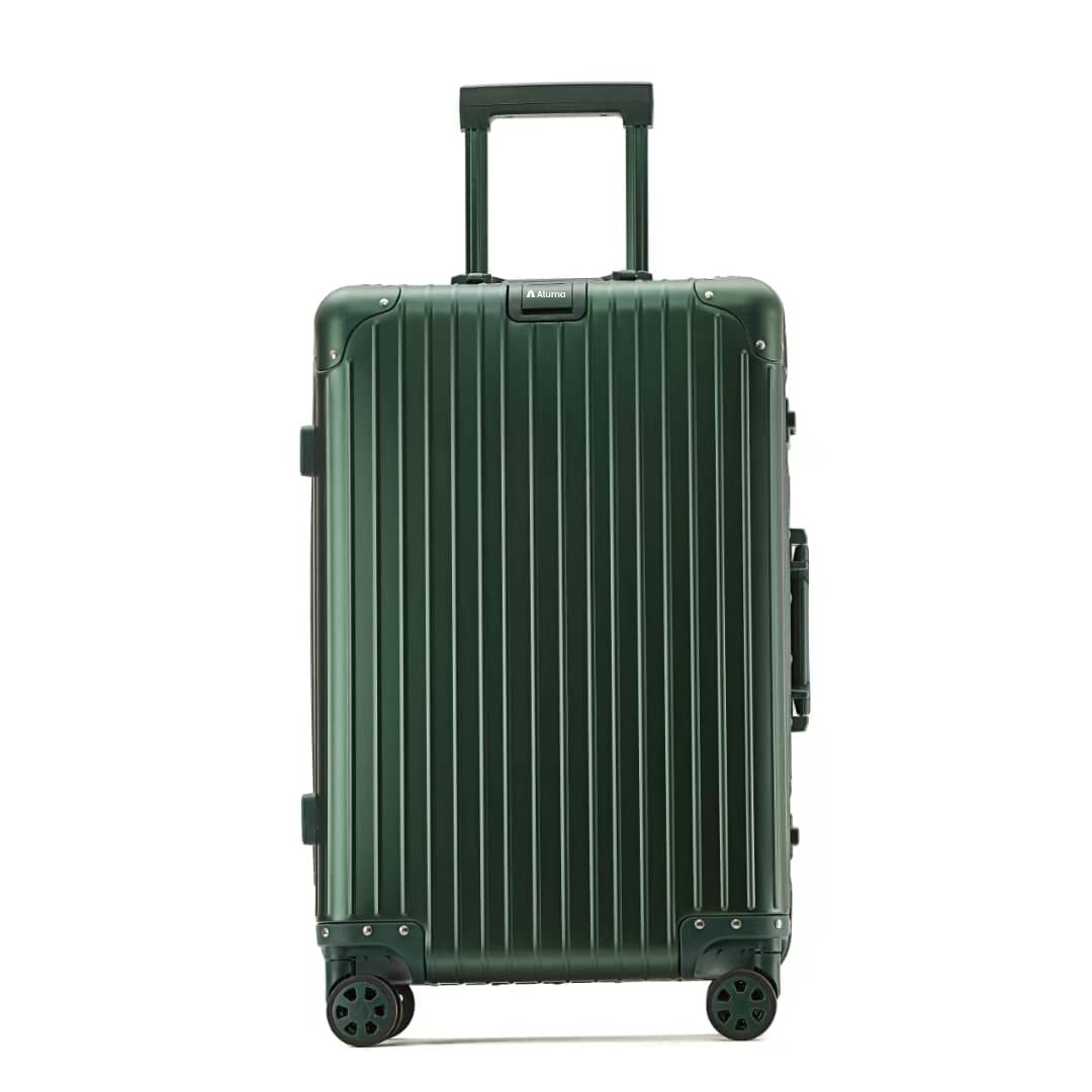 Aluma Aurea 20" Carry-On – Luxury Aluminum Travel Case with Silent Wheels & Anti-Collision Corners