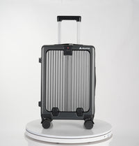 Aluma Solis Carry-On – Sleek Travel Luggage with Laptop Pocket, Phone Stand & 360° Wheels