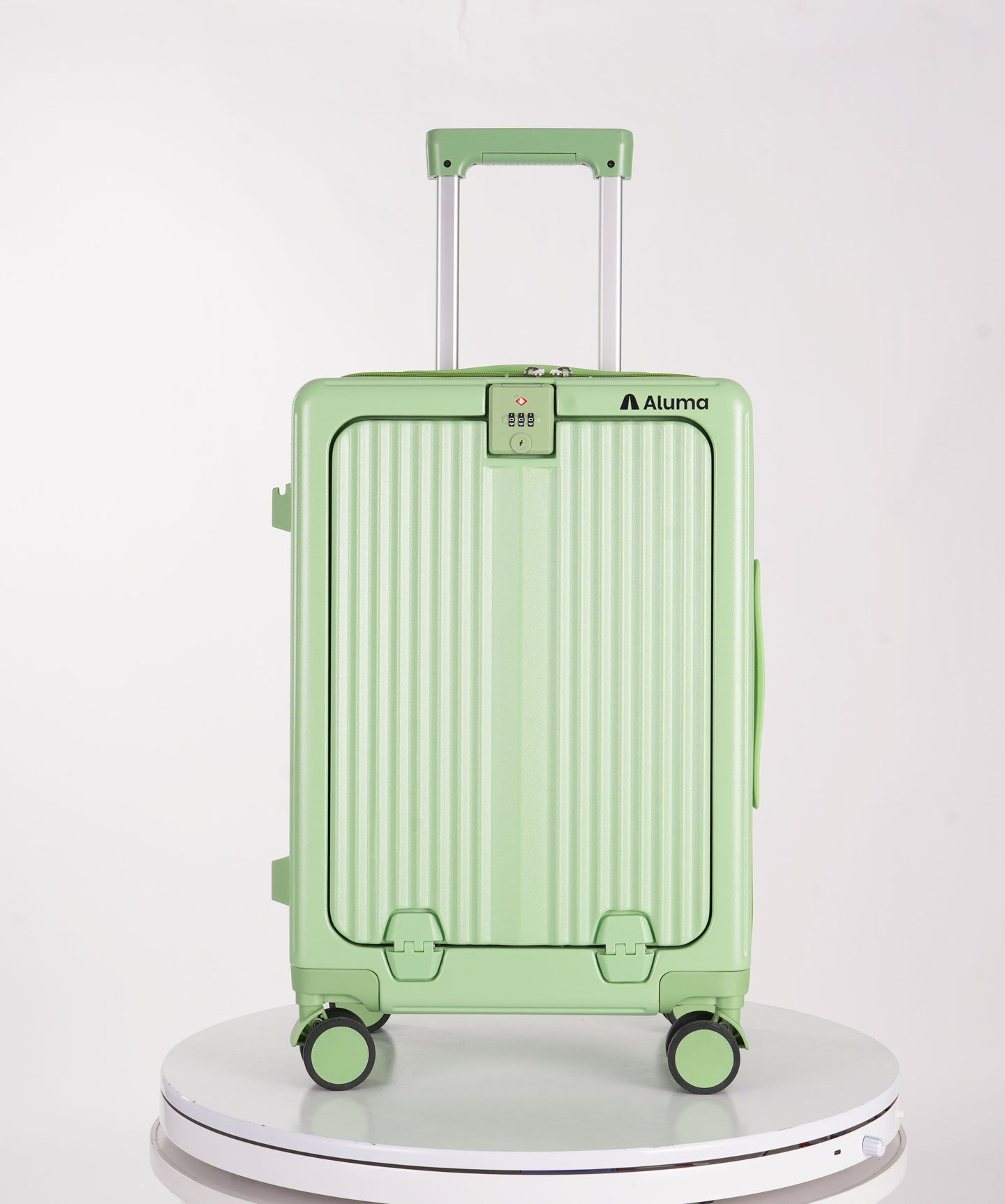 Aluma Solis Carry-On – Sleek Travel Luggage with Laptop Pocket, Phone Stand & 360° Wheels