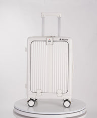 Aluma Solis Carry-On – Sleek Travel Luggage with Laptop Pocket, Phone Stand & 360° Wheels