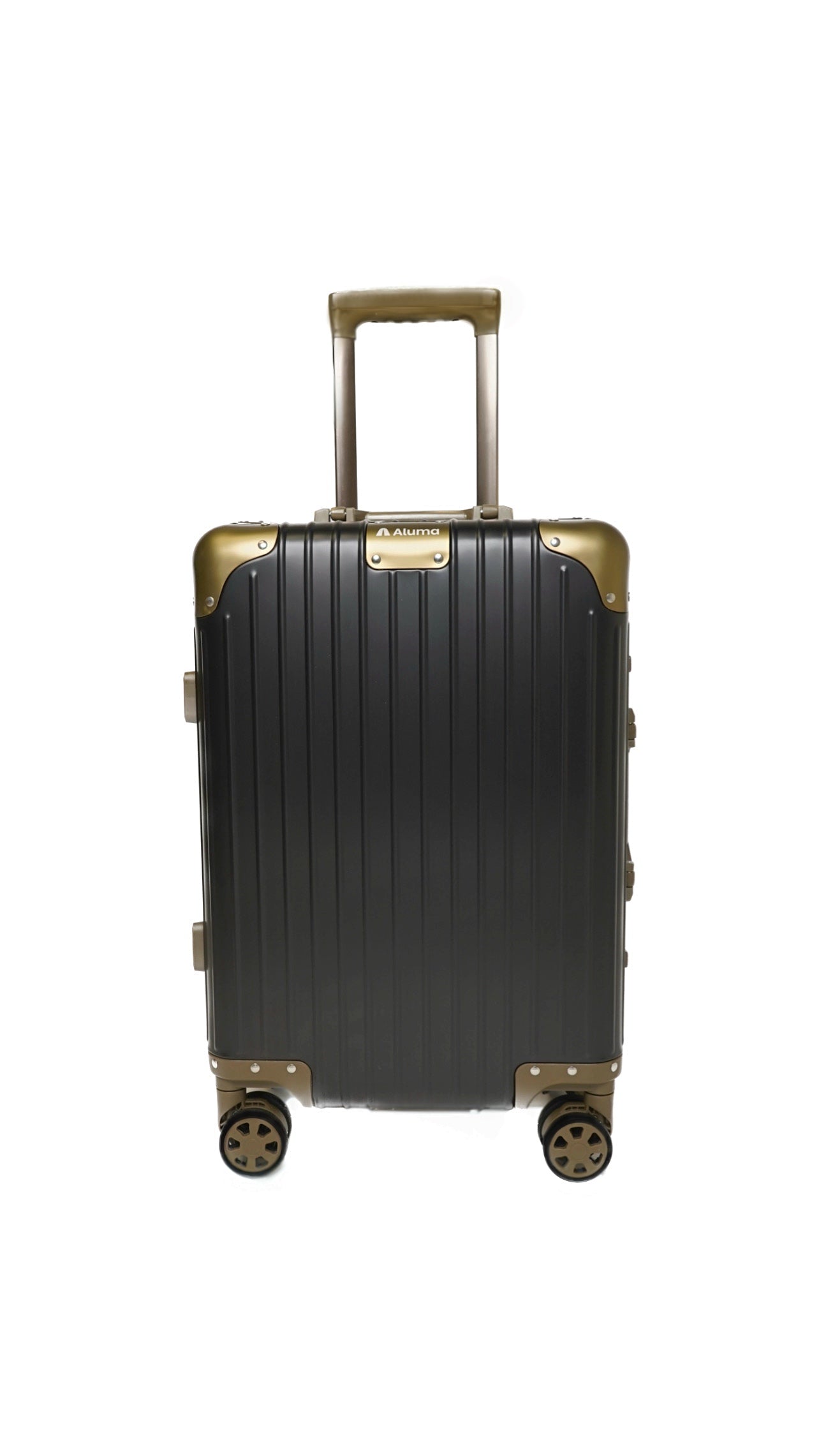 Aluma Aurea 20" Carry-On – Luxury Aluminum Travel Case with Silent Wheels & Anti-Collision Corners