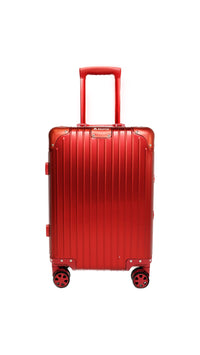 Aluma Aurea 20" Carry-On – Luxury Aluminum Travel Case with Silent Wheels & Anti-Collision Corners