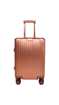 Aluma Aurea 20" Carry-On – Luxury Aluminum Travel Case with Silent Wheels & Anti-Collision Corners
