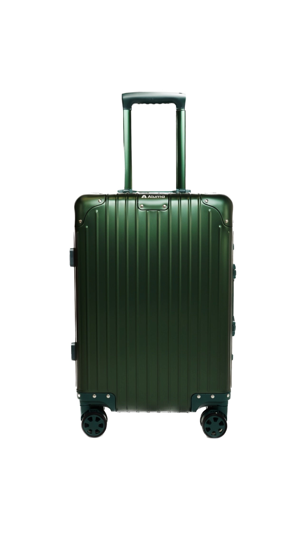 Aluma Aurea 20" Carry-On – Luxury Aluminum Travel Case with Silent Wheels & Anti-Collision Corners