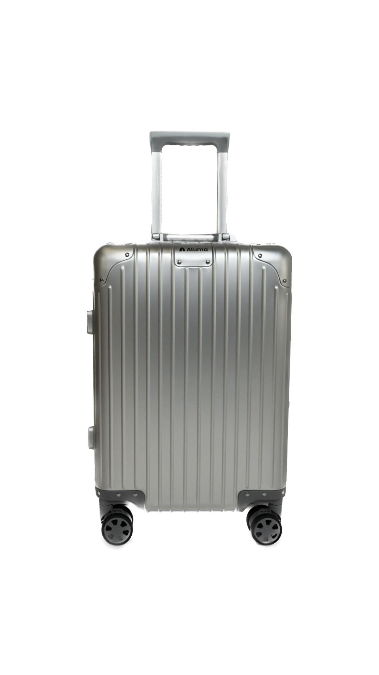 Aluma Aurea Carry-On – Luxury Aluminum Travel Case with Silent Wheels & Anti-Collision Corners