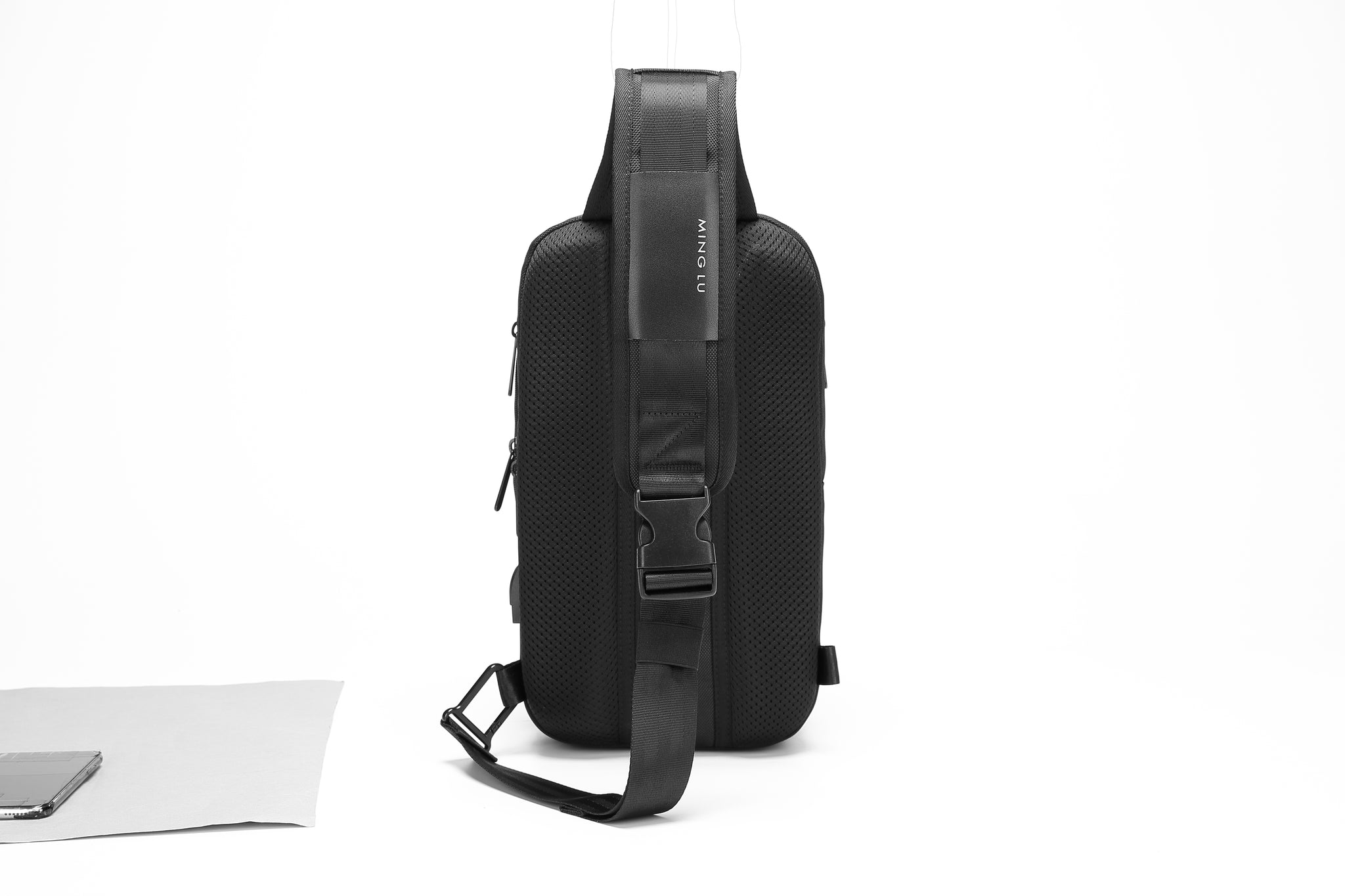 Aluma Bags - Titan Move Sling – Secure Travel Crossbody Bag with Password Lock & USB Charger Port