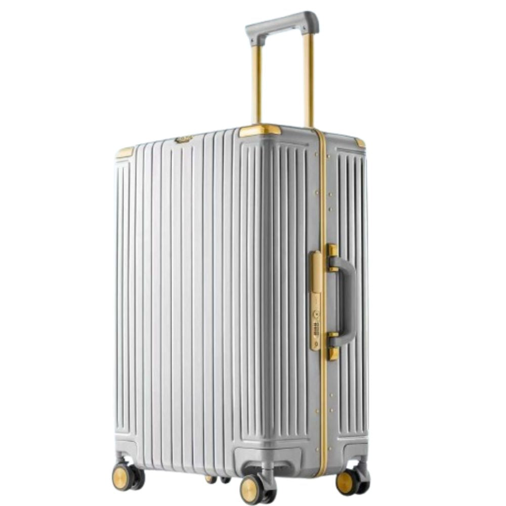 GINZA 1-Piece 20-Inch Hard Shell Carry-On Suitcase with 360° Spinner Wheels, TSA Lock & Lightweight Design