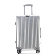 Aluma Aurea 20" Carry-On – Luxury Aluminum Travel Case with Silent Wheels & Anti-Collision Corners