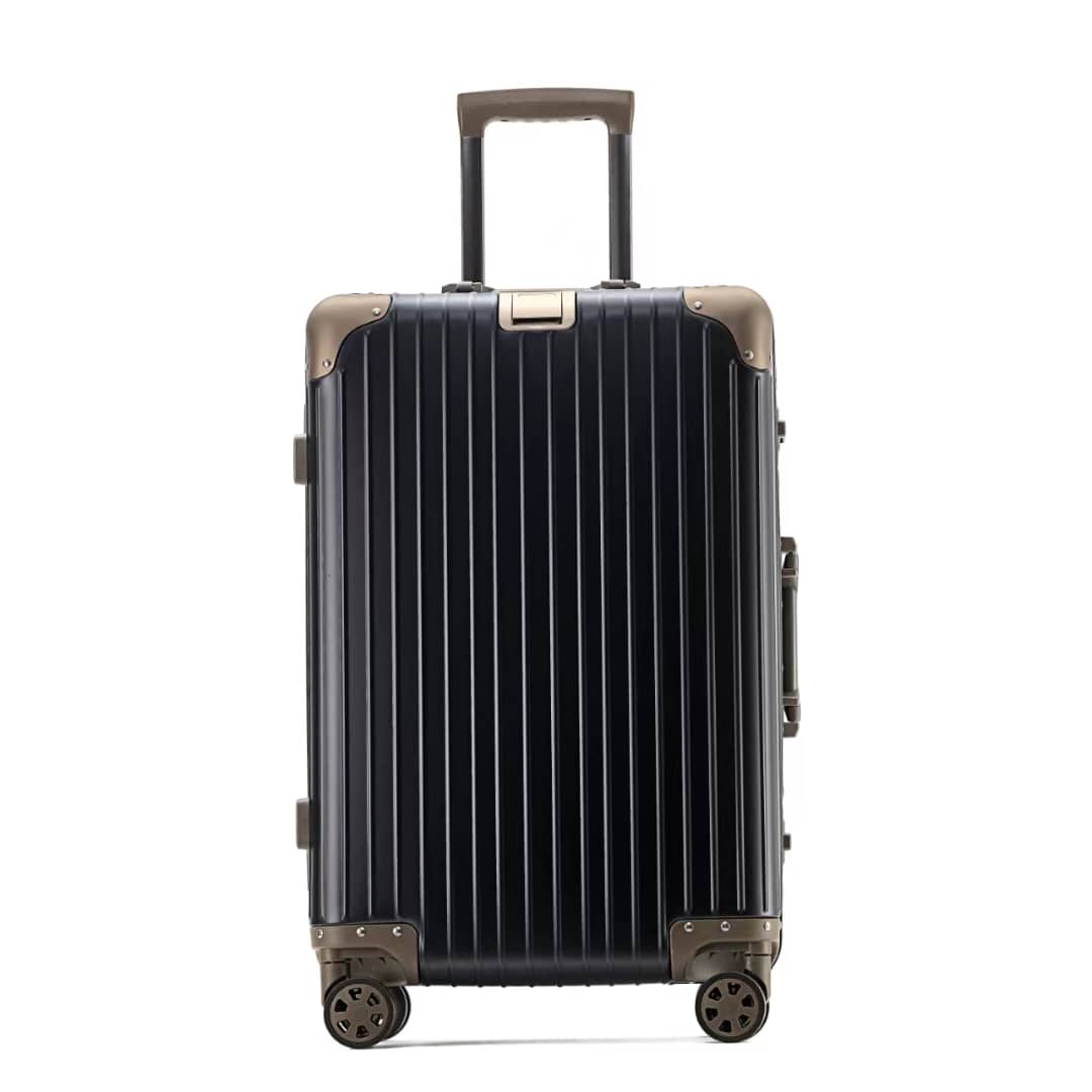 Aluma Aurea 20" Carry-On – Luxury Aluminum Travel Case with Silent Wheels & Anti-Collision Corners