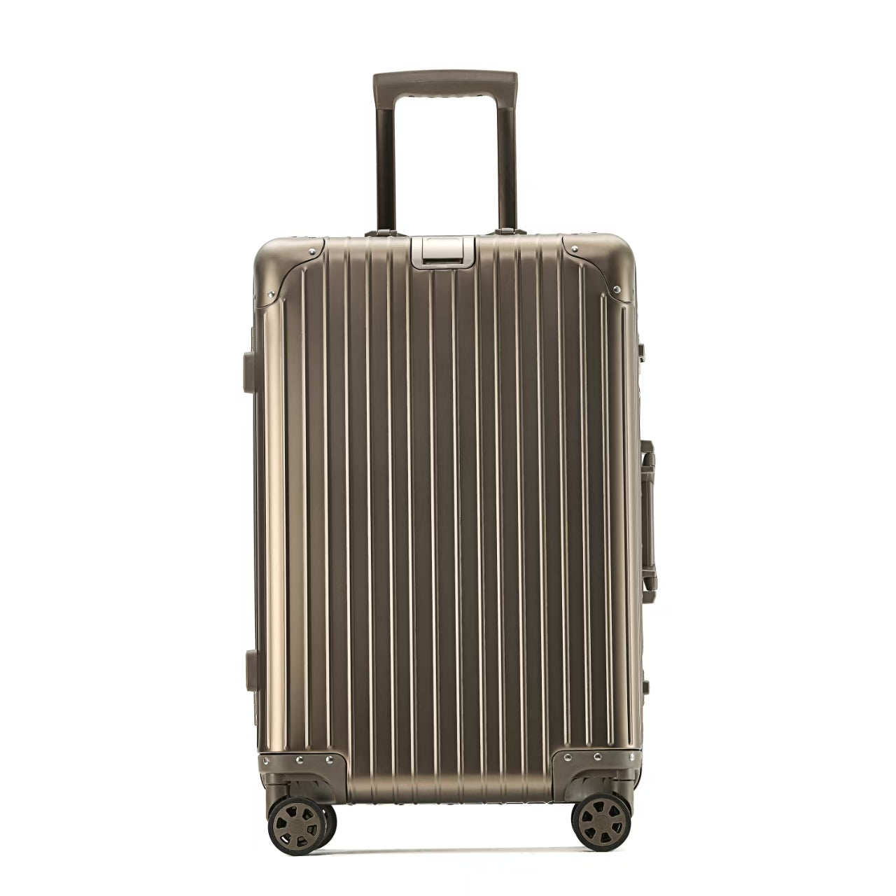 Aluma Aurea 20" Carry-On – Luxury Aluminum Travel Case with Silent Wheels & Anti-Collision Corners