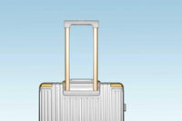 alumabags  GINZA 1-Piece 20-Inch Hard Shell Carry-On Suitcase with 360° Spinner Wheels, TSA Lock & Lightweight Design  GINZA