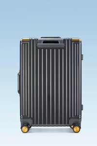 alumabags  GINZA 1-Piece 20-Inch Hard Shell Carry-On Suitcase with 360° Spinner Wheels, TSA Lock & Lightweight Design  GINZA