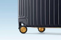 alumabags  GINZA 1-Piece 20-Inch Hard Shell Carry-On Suitcase with 360° Spinner Wheels, TSA Lock & Lightweight Design  GINZA